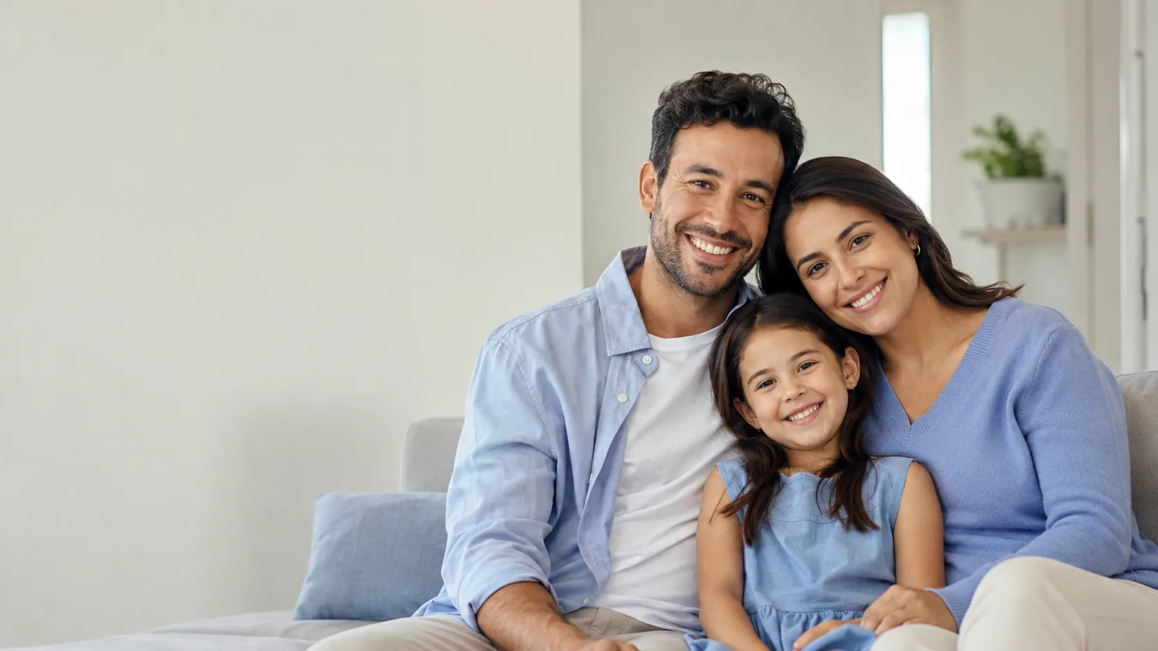 Família pesquisando os benefícios do Plano Amil Prata empresarial